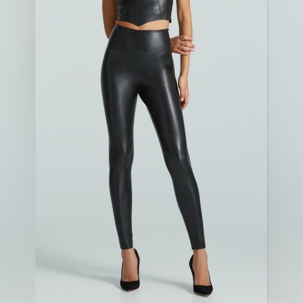 Commando Control Faux Leather Legging Sz S